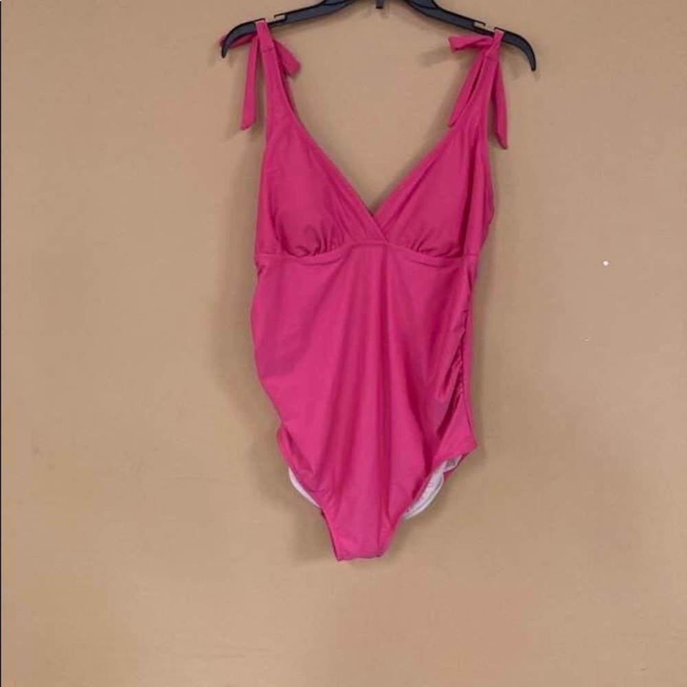 Pink bathing suit